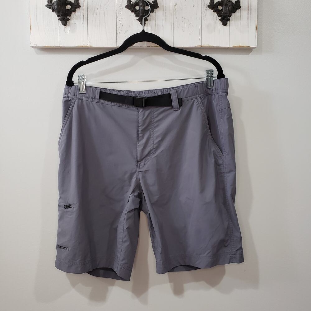 Marmot Arch Rock Hiking Shorts Mens 36 Gray Outdoor Trail Travel Shorts